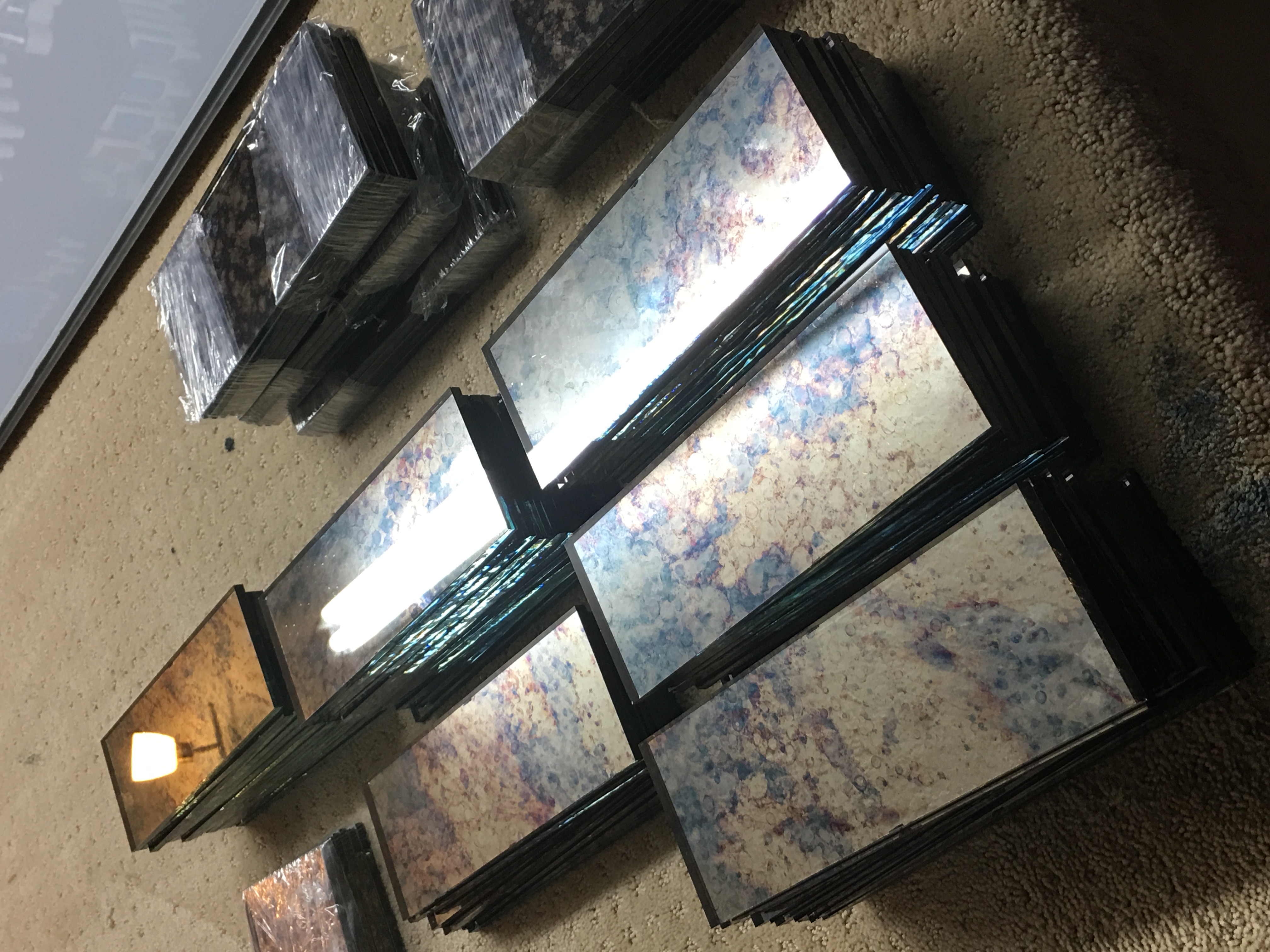 Antique Mirror Tiles  The Glass Shoppe A Division of Builders