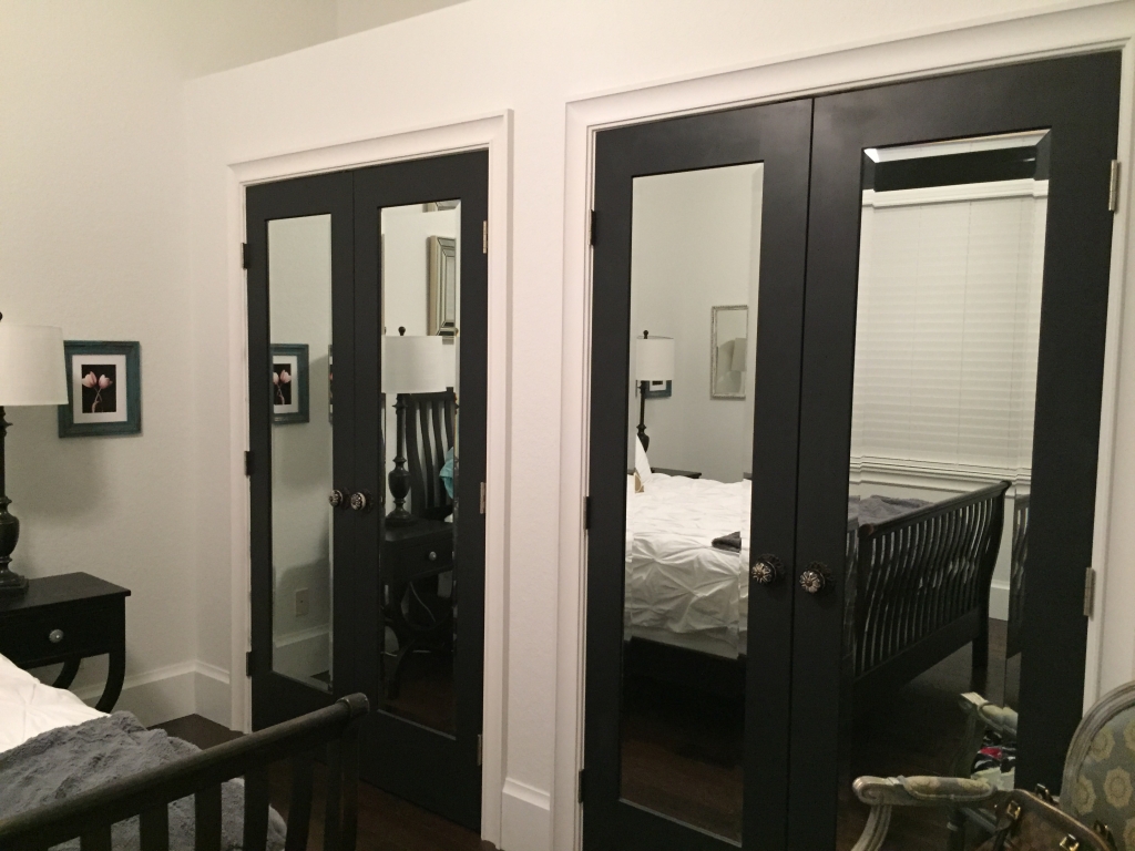 Mirror Closet Door Options, Frameless Beveled Bifold Mirror Doors